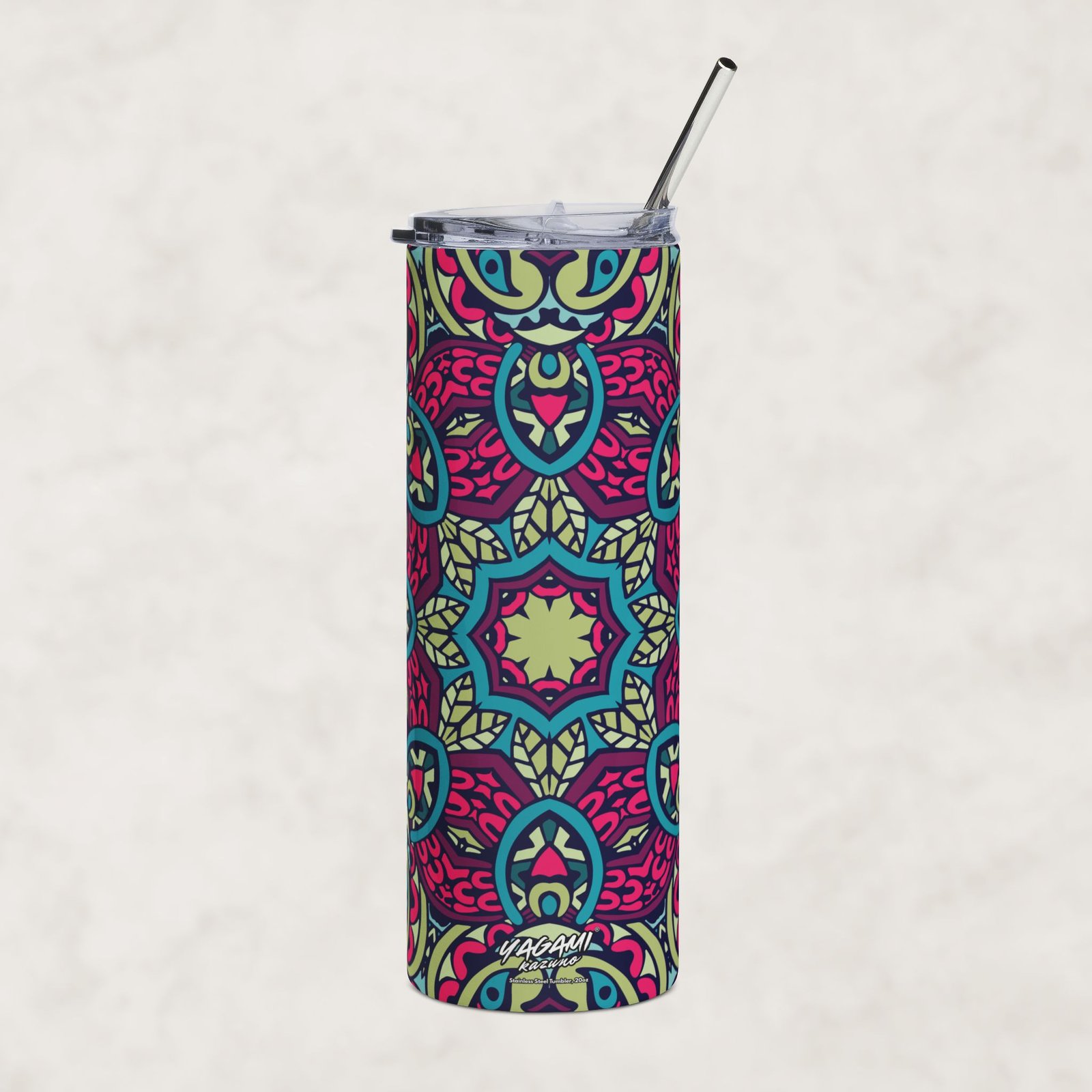 Jade Petal Mandala | 20oz Stainless Steel Tumbler