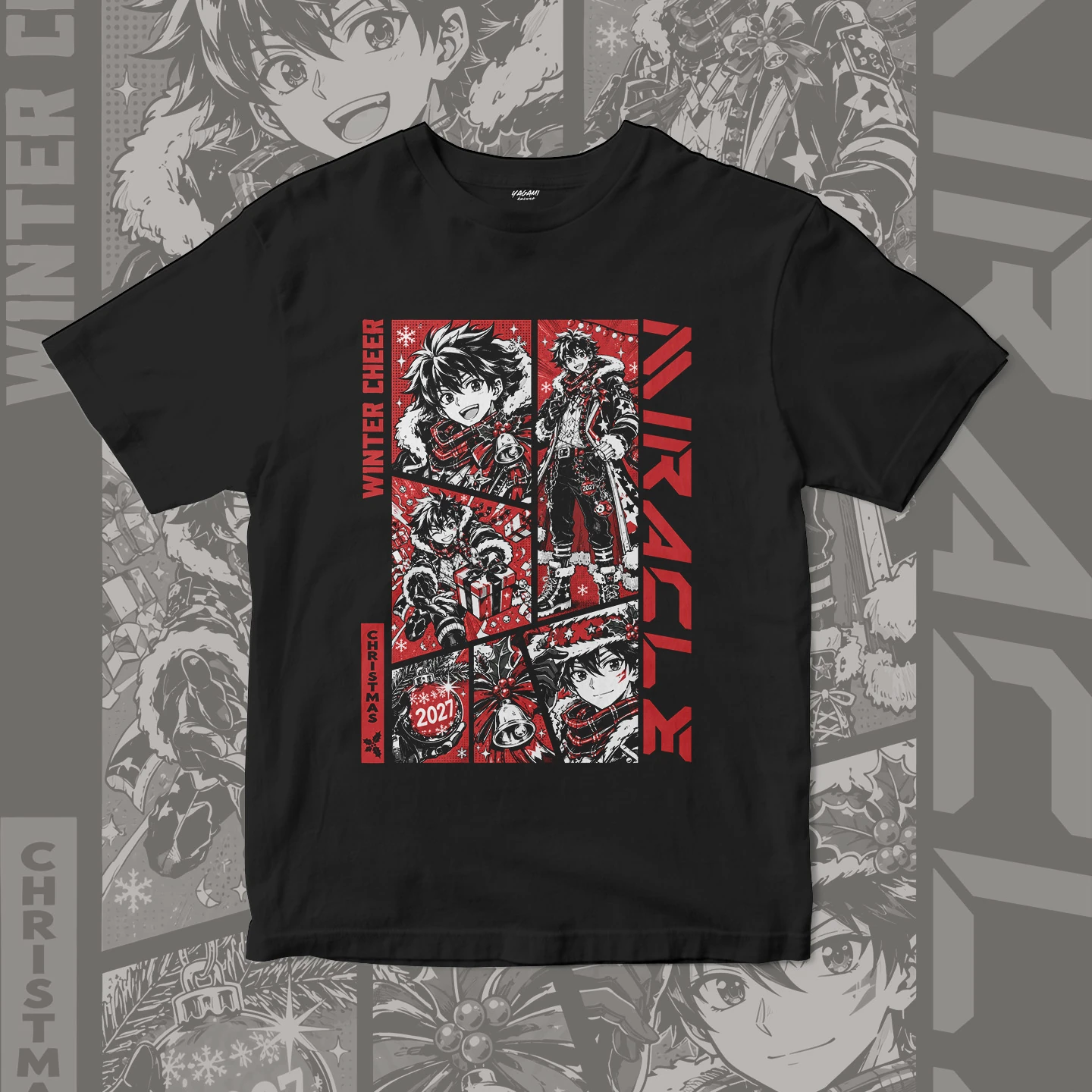 Winter Cheer Christmas 2027 | Unisex Jersey Short Sleeve Tee - Image 3