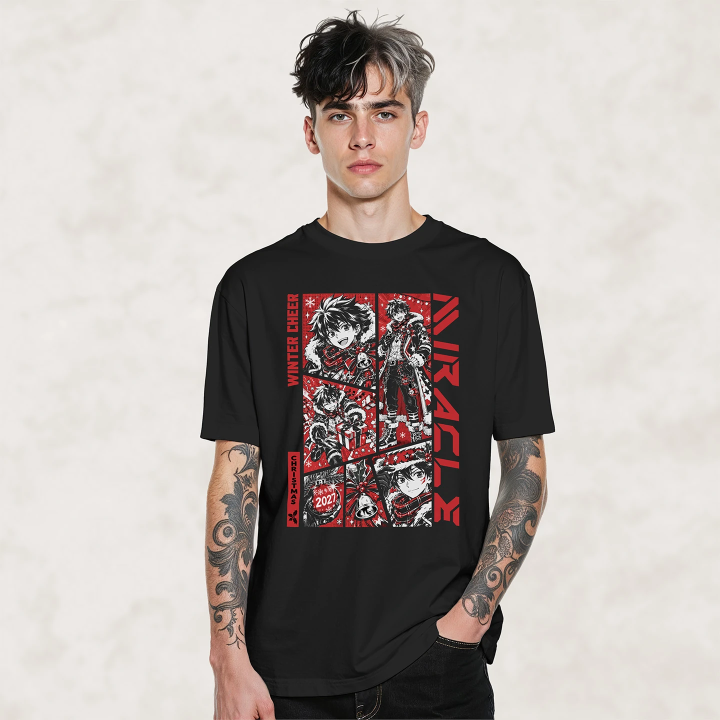 Winter Cheer Christmas 2027 | Unisex Jersey Short Sleeve Tee - Image 2