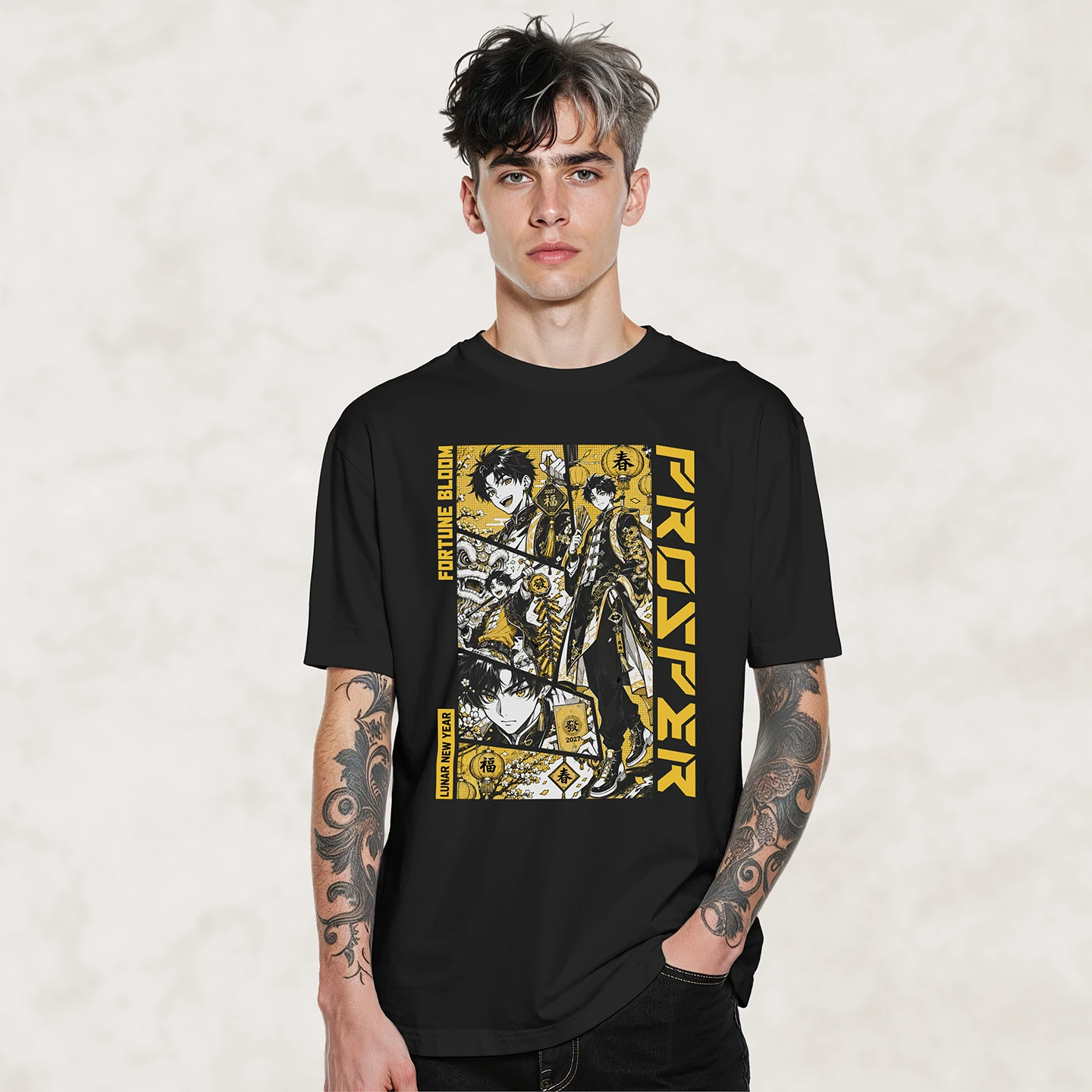 Lunar Fortune Bloom 2027 | Unisex Jersey Short Sleeve Tee - Image 2