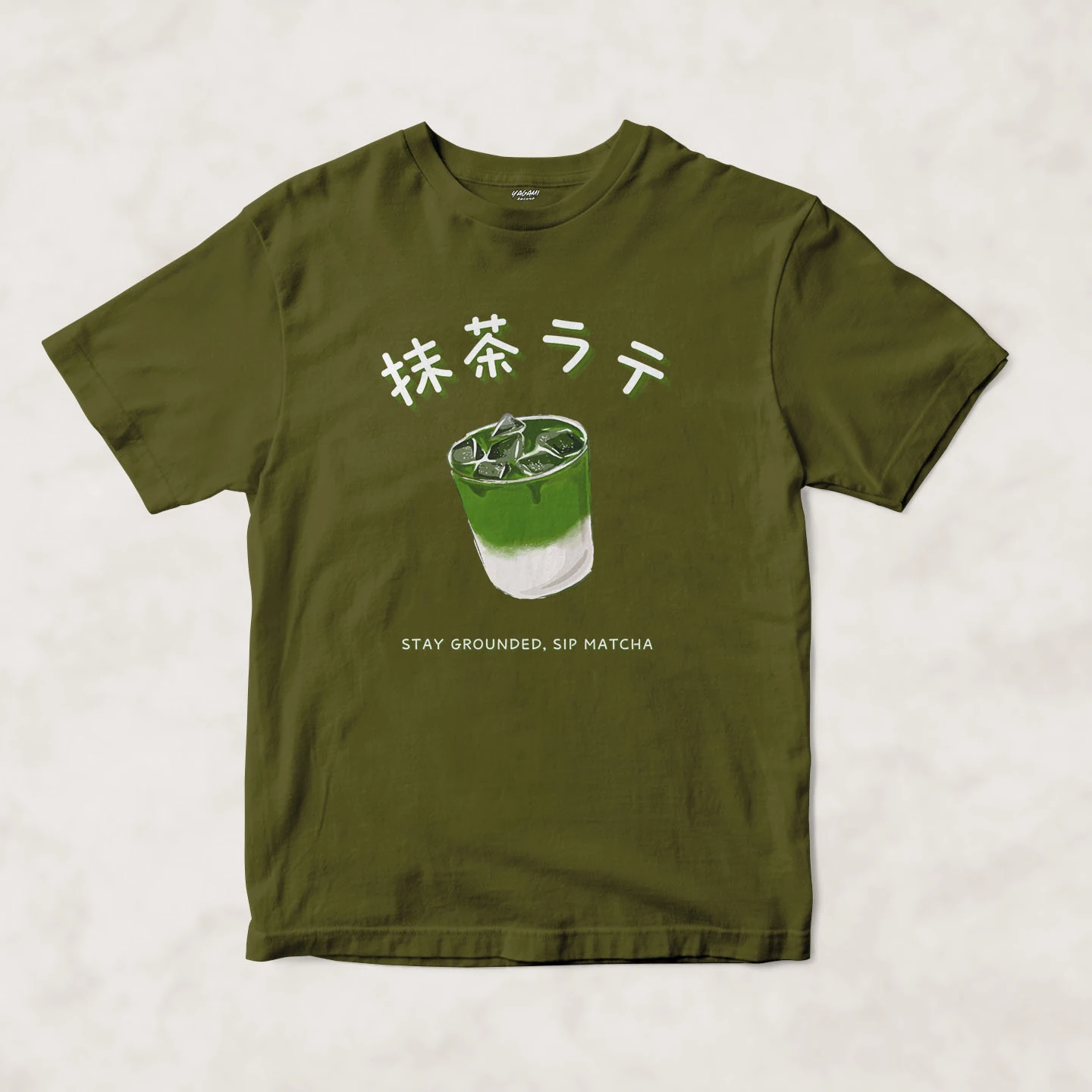 Matcha Latte Grounded | Unisex Jersey Short Sleeve Tee - Image 6