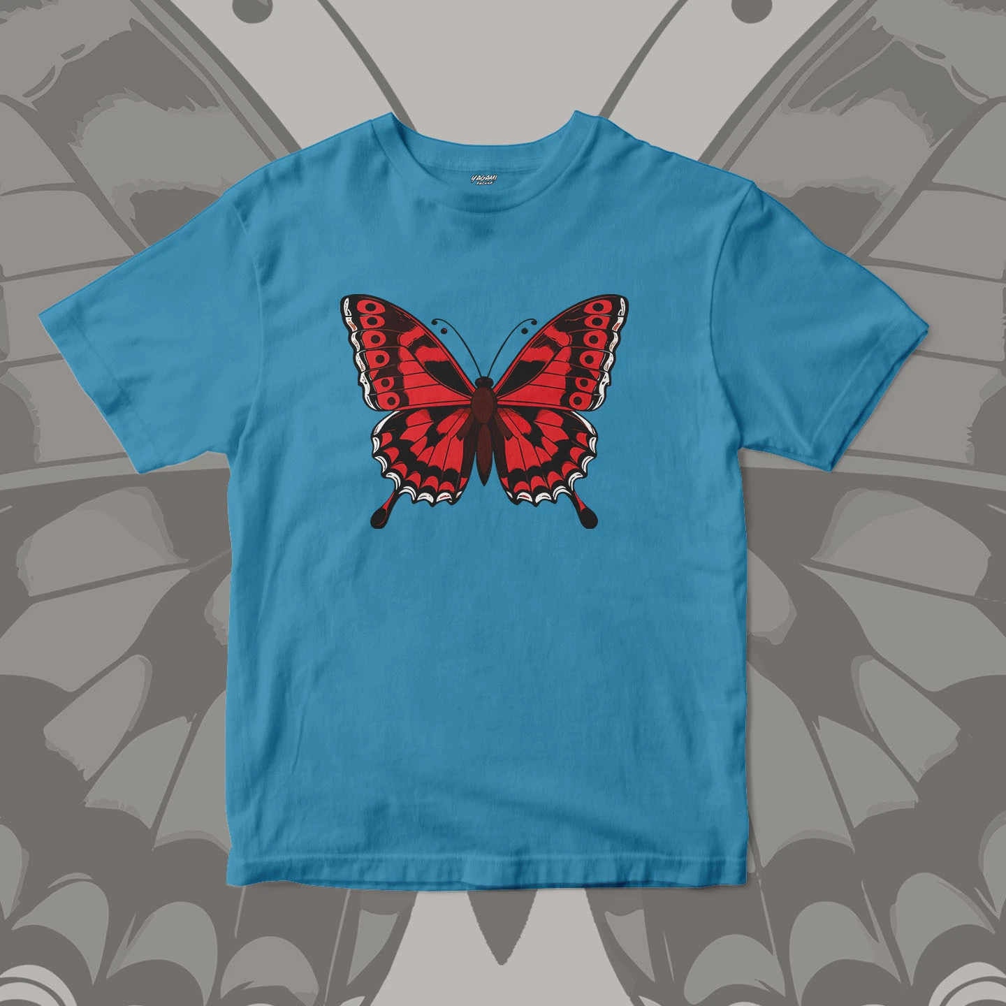 Crimson Butterfly Wings | Unisex Jersey Short Sleeve Tee - Image 14