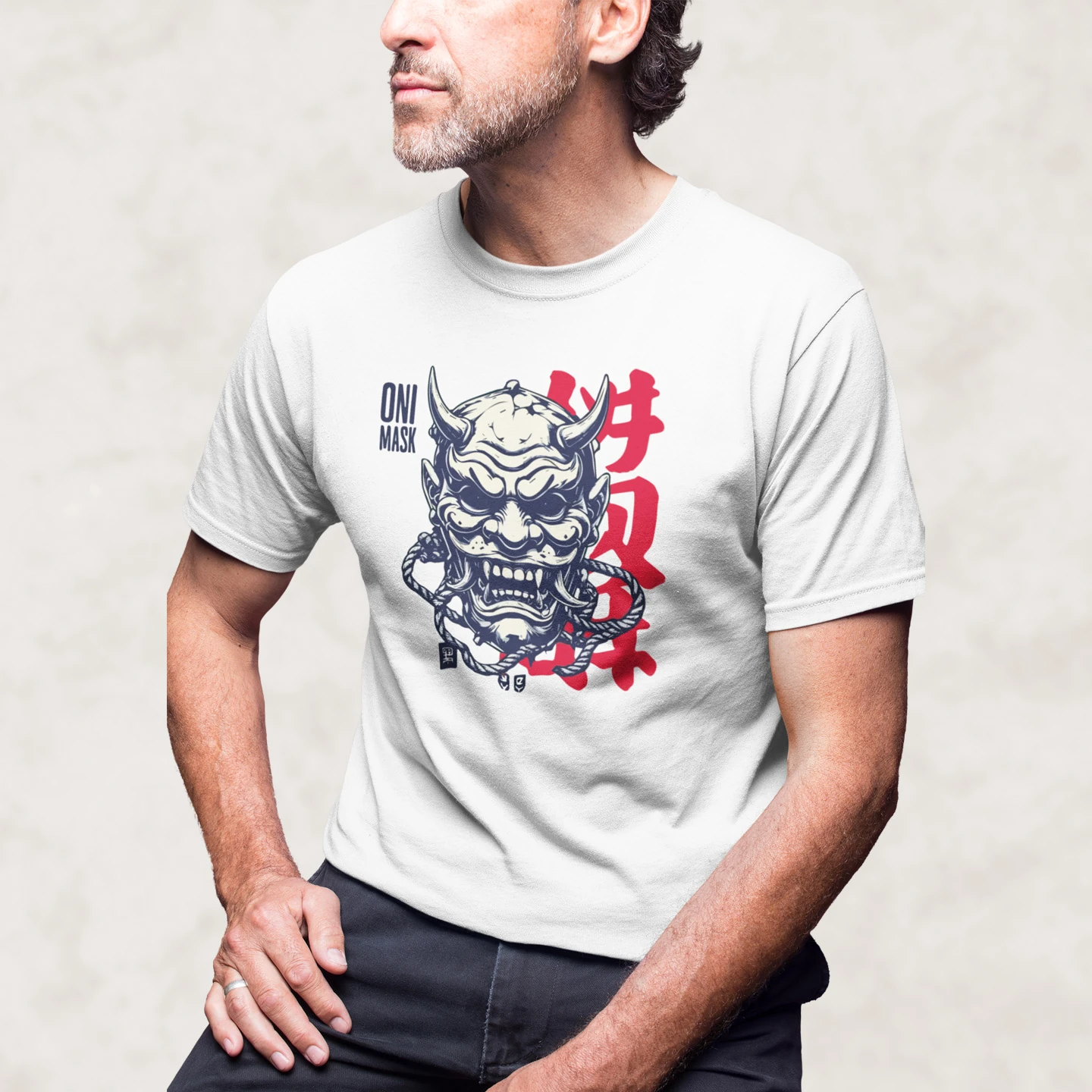 Oni Rope Guardian | Unisex Jersey Short Sleeve Tee - Image 2