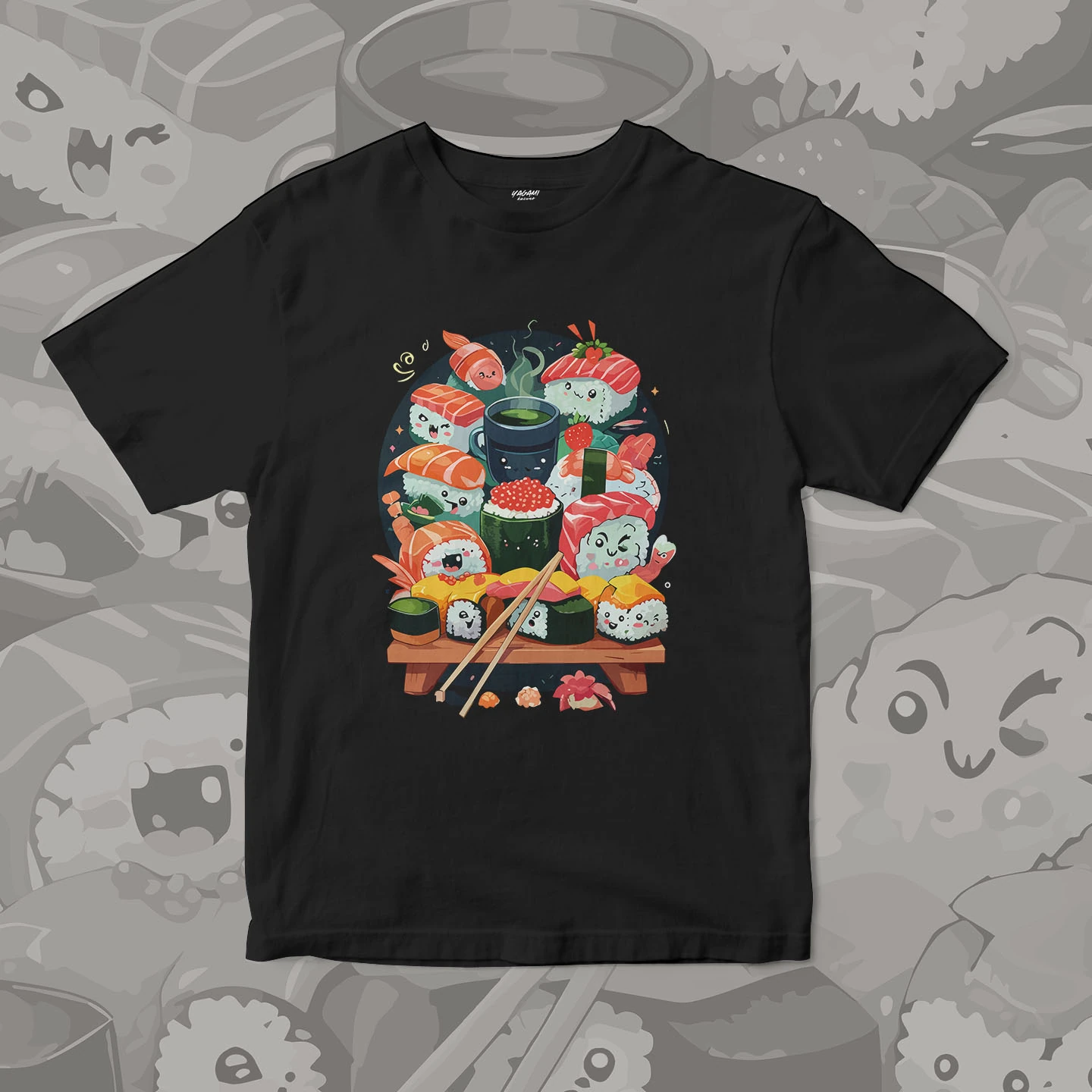 Kawaii Sushi Party | Unisex Jersey Short Sleeve Tee - Image 12