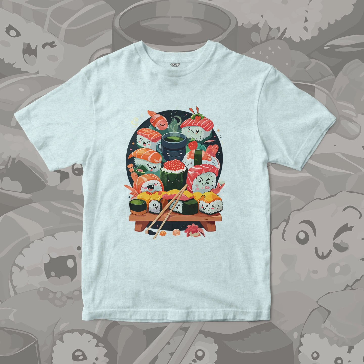 Kawaii Sushi Party | Unisex Jersey Short Sleeve Tee - Image 9
