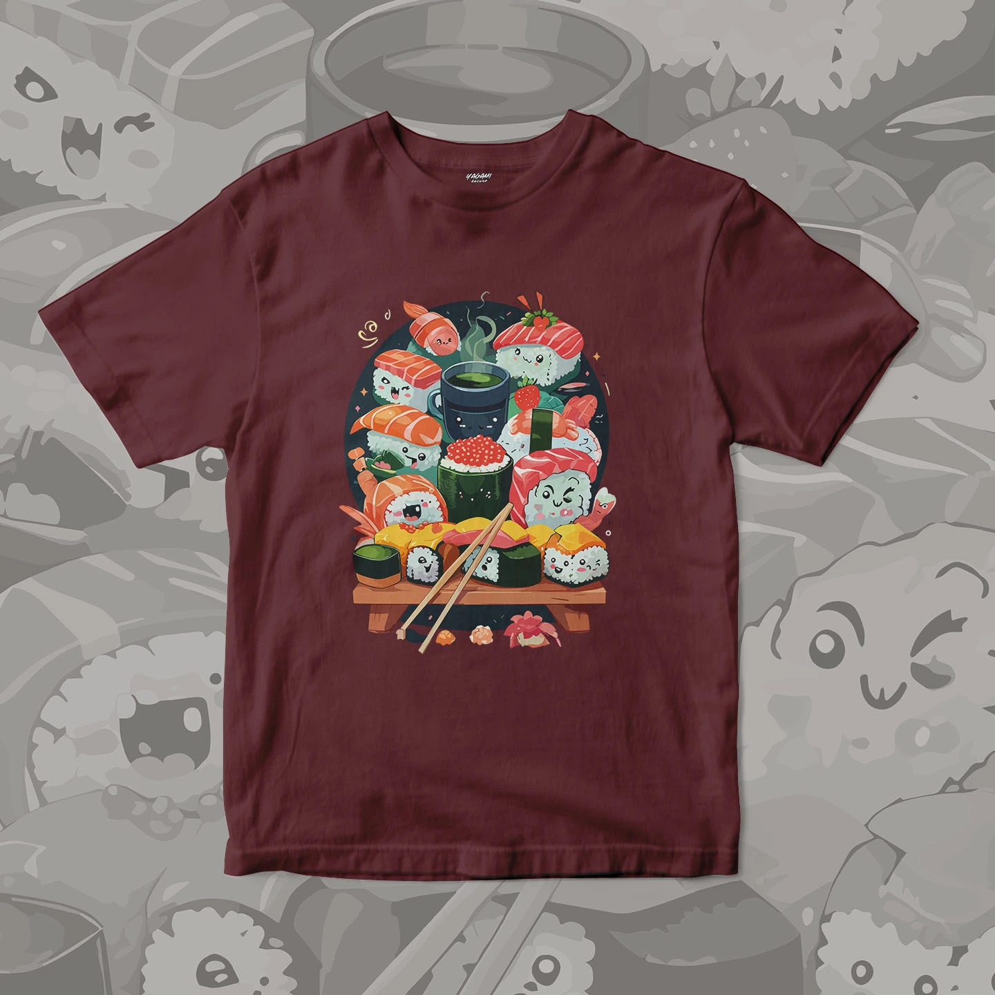 Kawaii Sushi Party | Unisex Jersey Short Sleeve Tee - Image 8