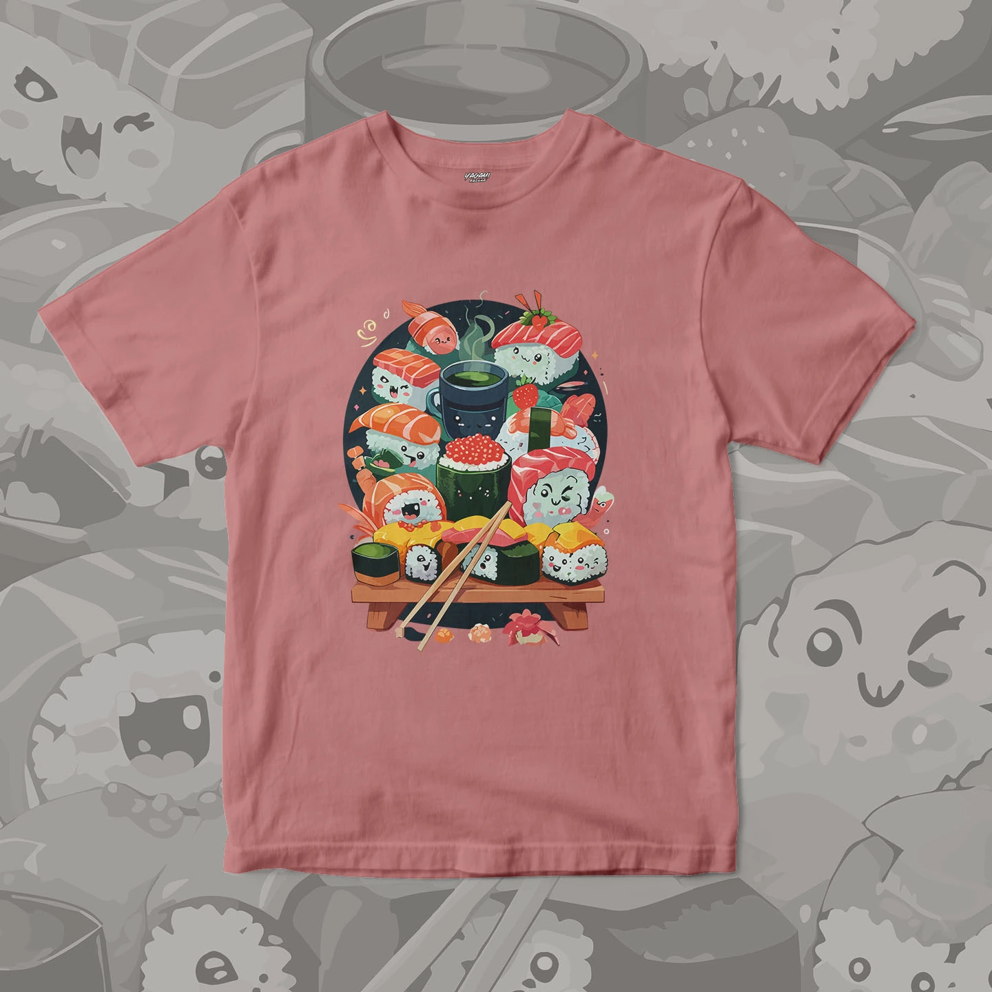 Kawaii Sushi Party | Unisex Jersey Short Sleeve Tee - Image 7