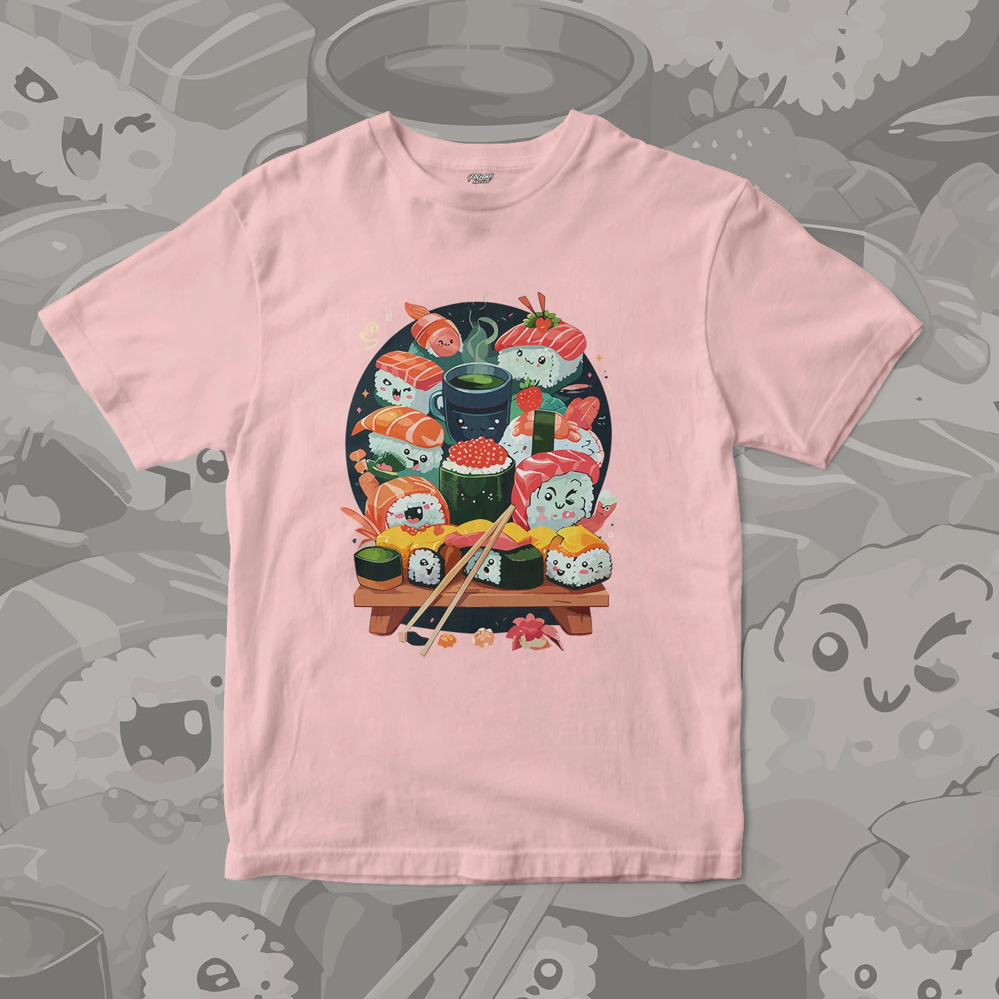 Kawaii Sushi Party | Unisex Jersey Short Sleeve Tee - Image 6