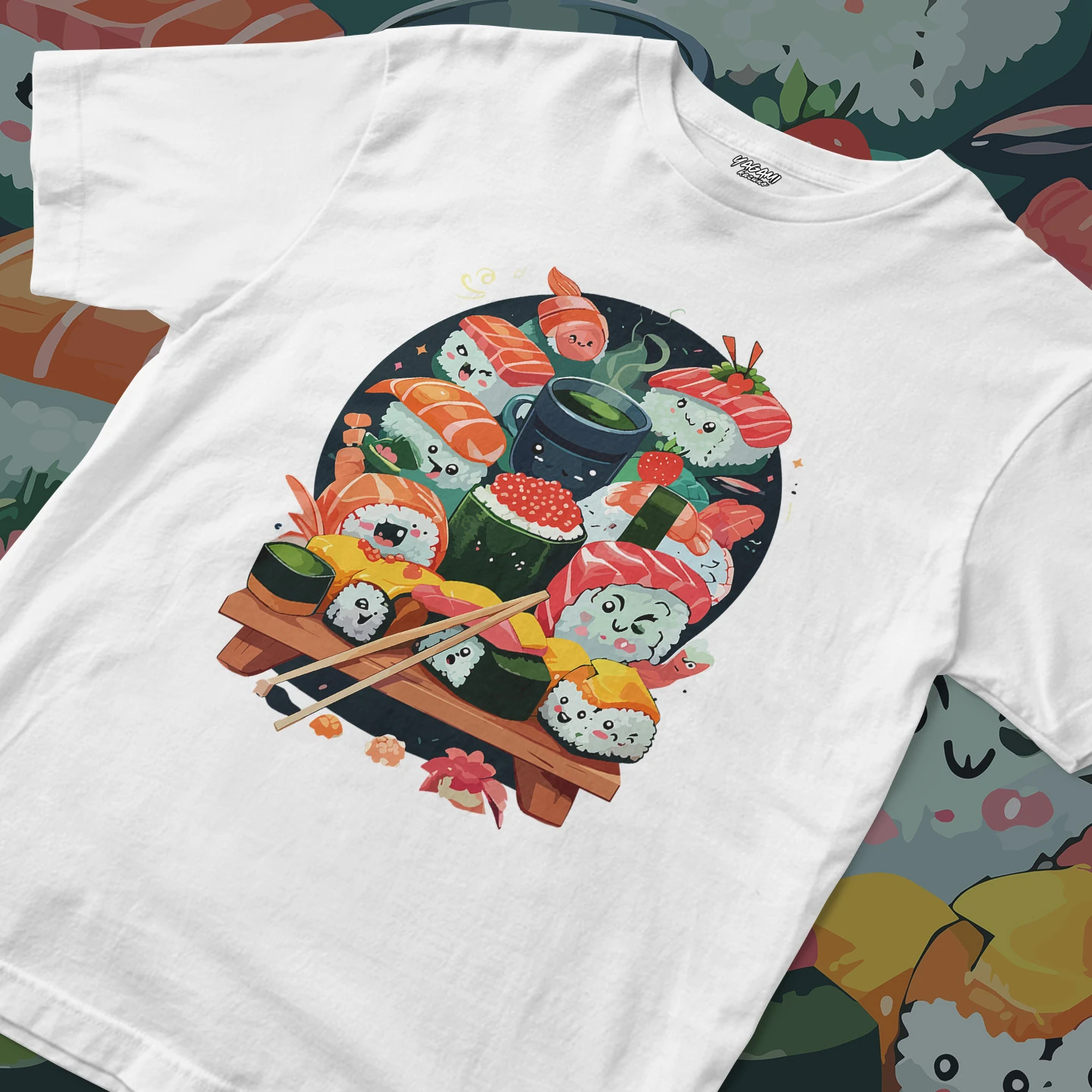 Kawaii Sushi Party | Unisex Jersey Short Sleeve Tee