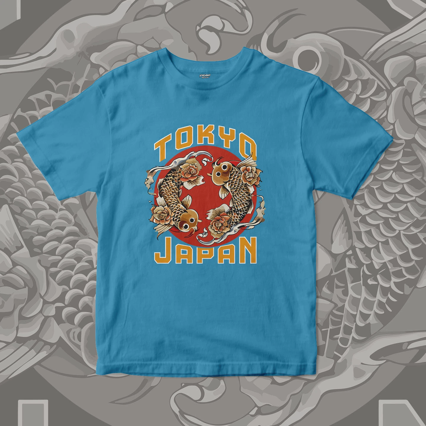 Tokyo Koi Circle | Unisex Jersey Short Sleeve Tee - Image 14