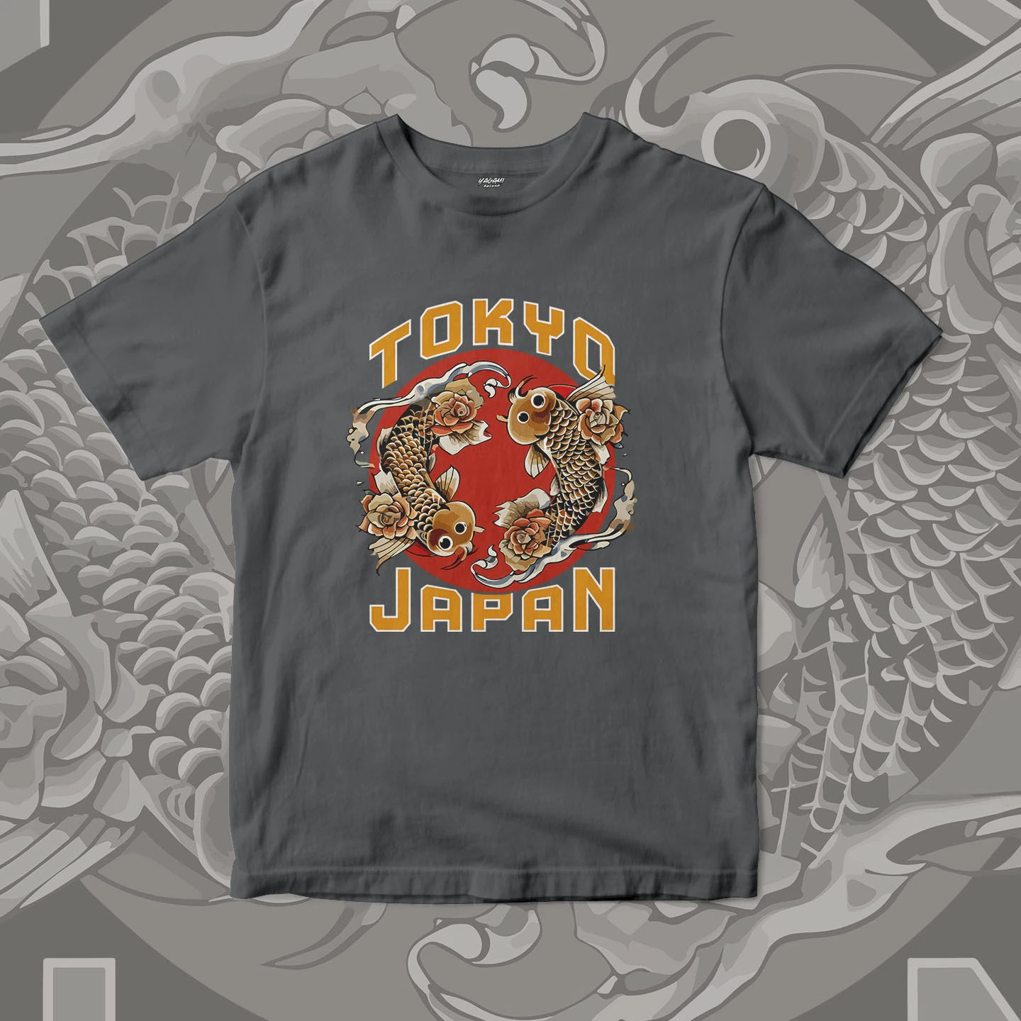 Tokyo Koi Circle | Unisex Jersey Short Sleeve Tee - Image 12