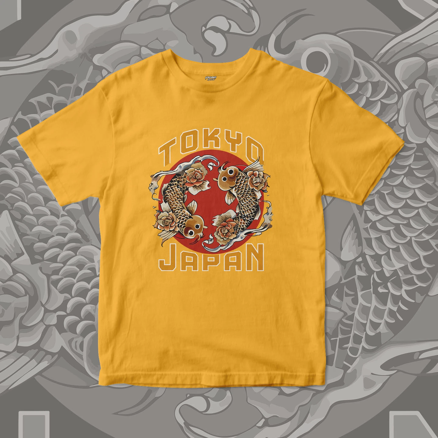 Tokyo Koi Circle | Unisex Jersey Short Sleeve Tee - Image 11
