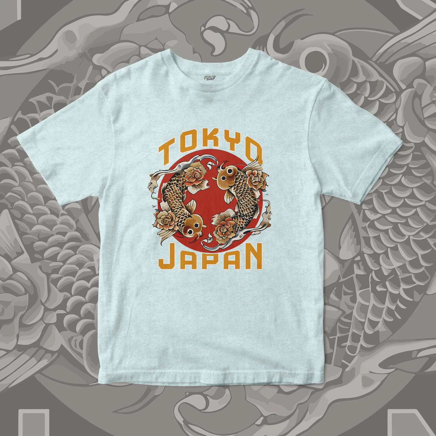 Tokyo Koi Circle | Unisex Jersey Short Sleeve Tee - Image 10