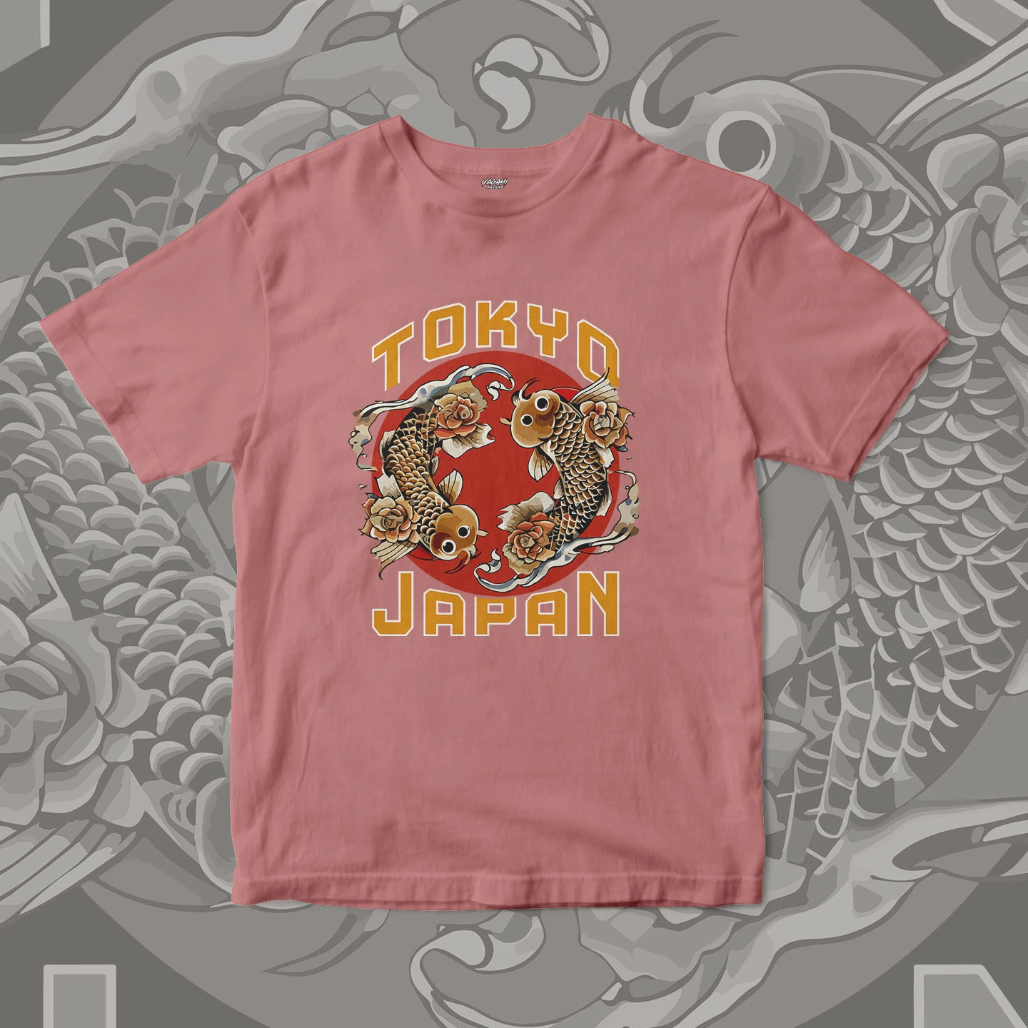 Tokyo Koi Circle | Unisex Jersey Short Sleeve Tee - Image 8
