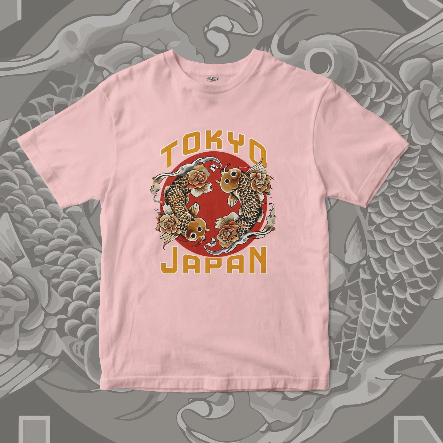 Tokyo Koi Circle | Unisex Jersey Short Sleeve Tee - Image 7