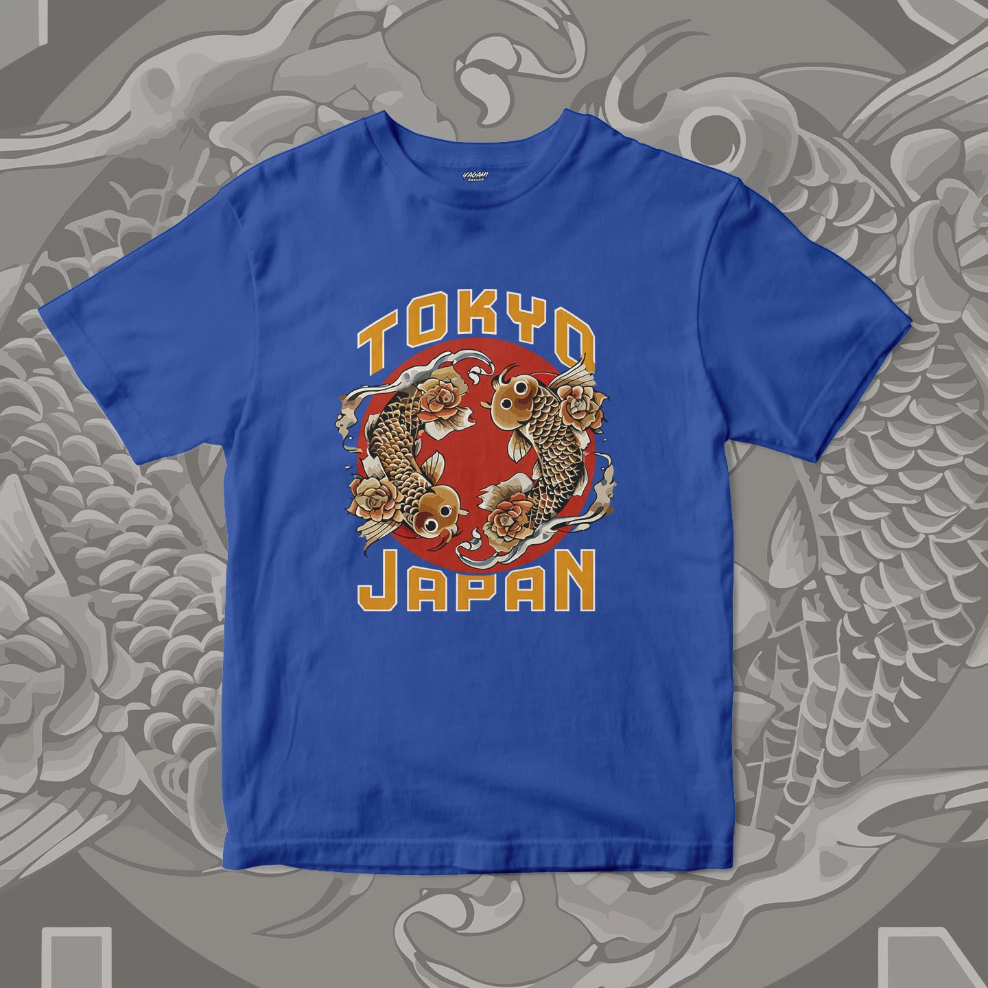 Tokyo Koi Circle | Unisex Jersey Short Sleeve Tee - Image 5