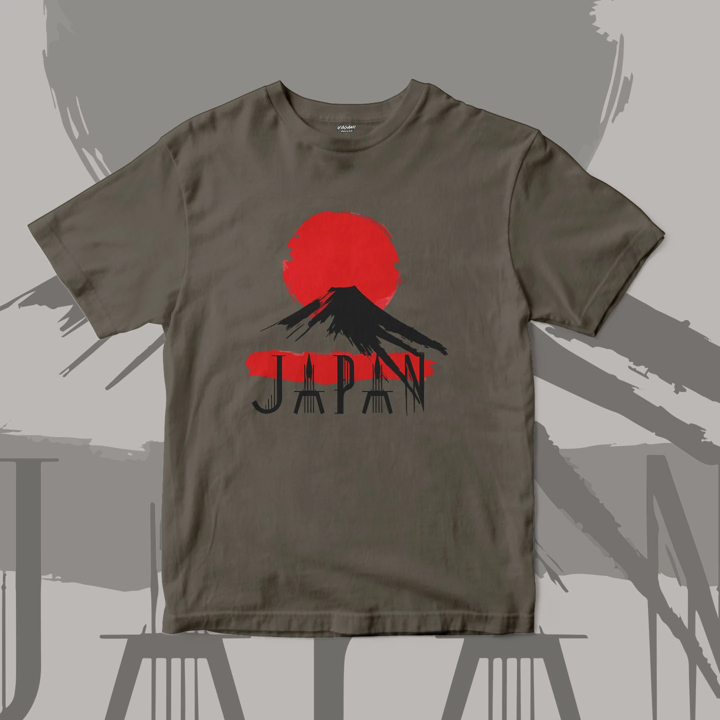 Fuji Red Sun | Unisex Jersey Short Sleeve Tee - Image 14
