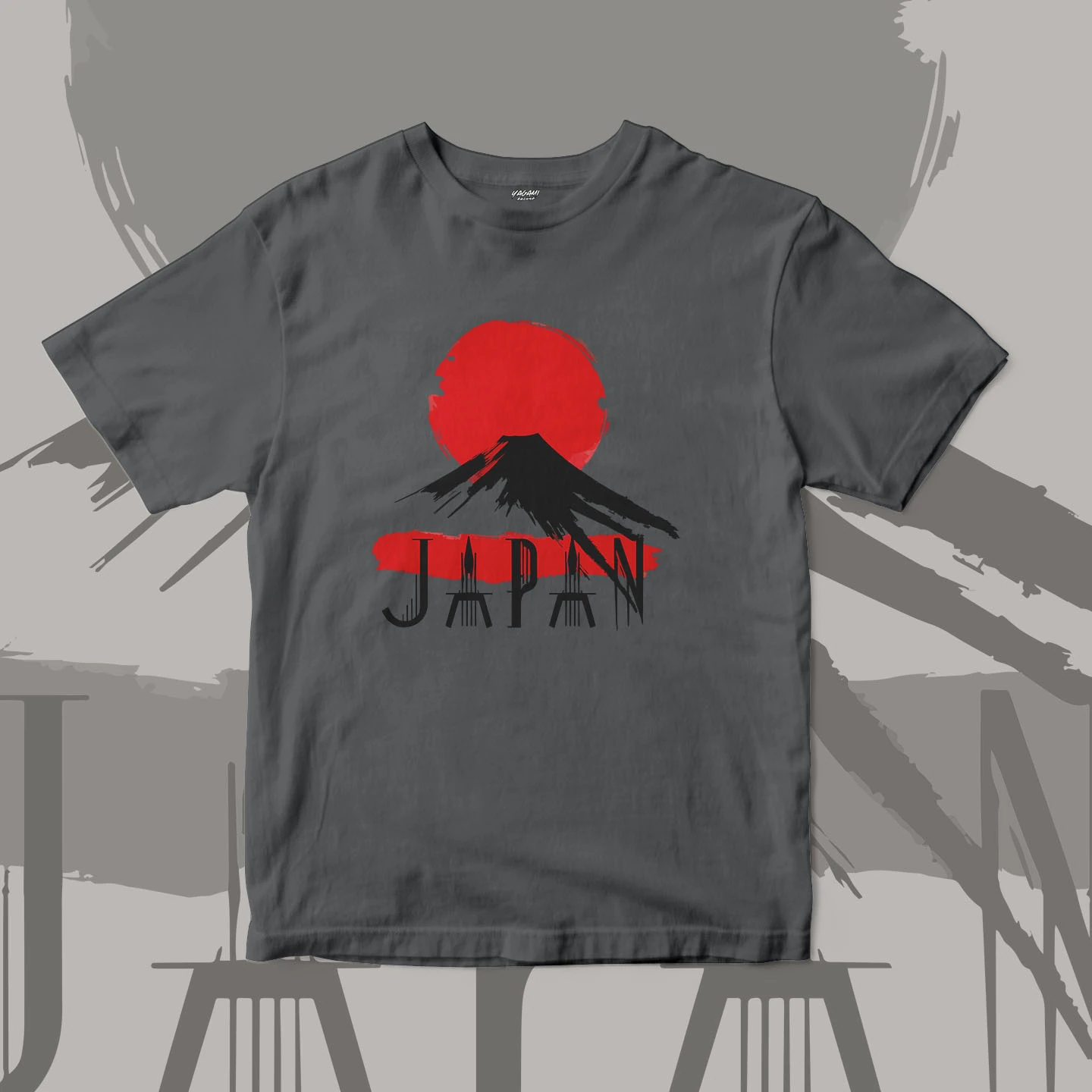 Fuji Red Sun | Unisex Jersey Short Sleeve Tee - Image 13