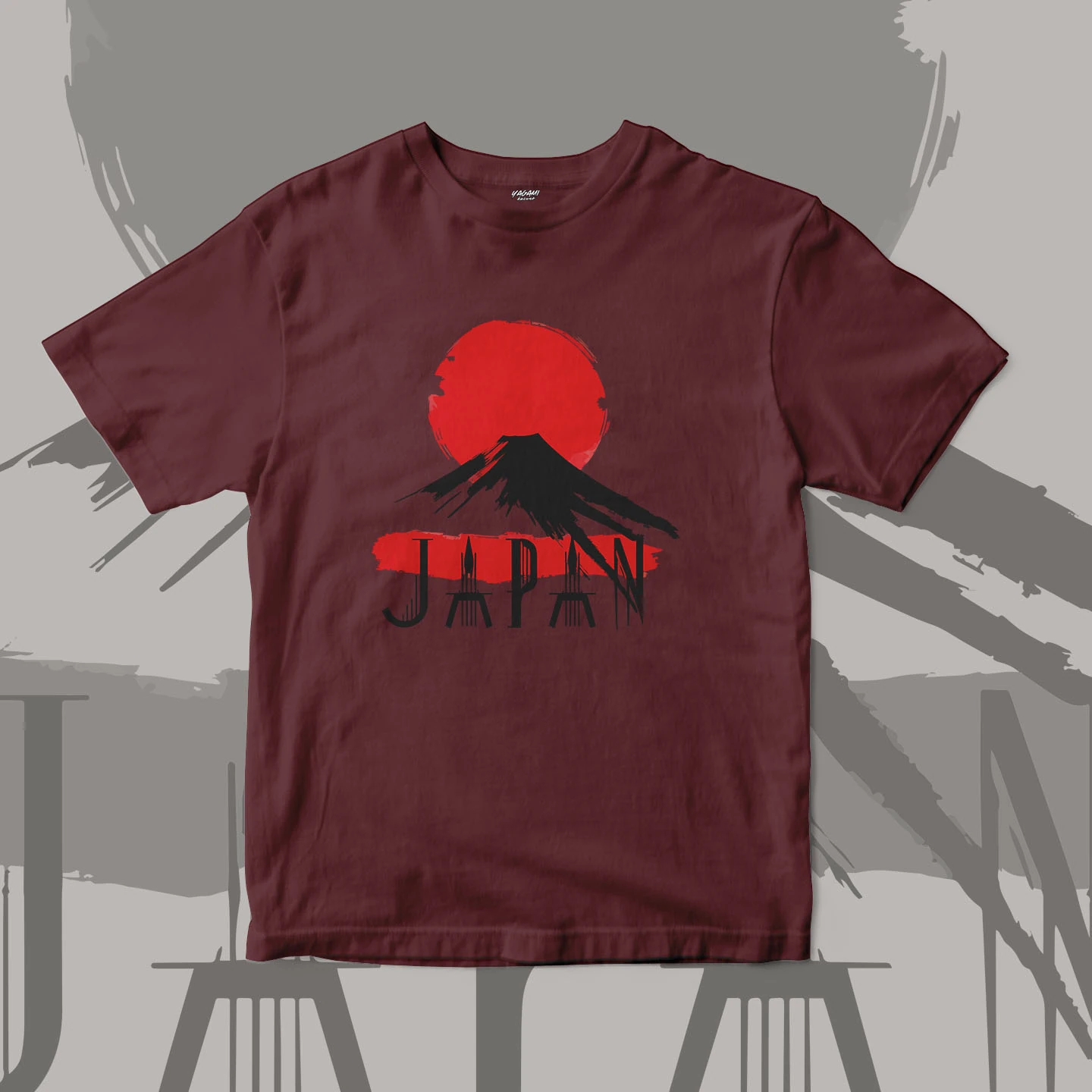 Fuji Red Sun | Unisex Jersey Short Sleeve Tee - Image 9