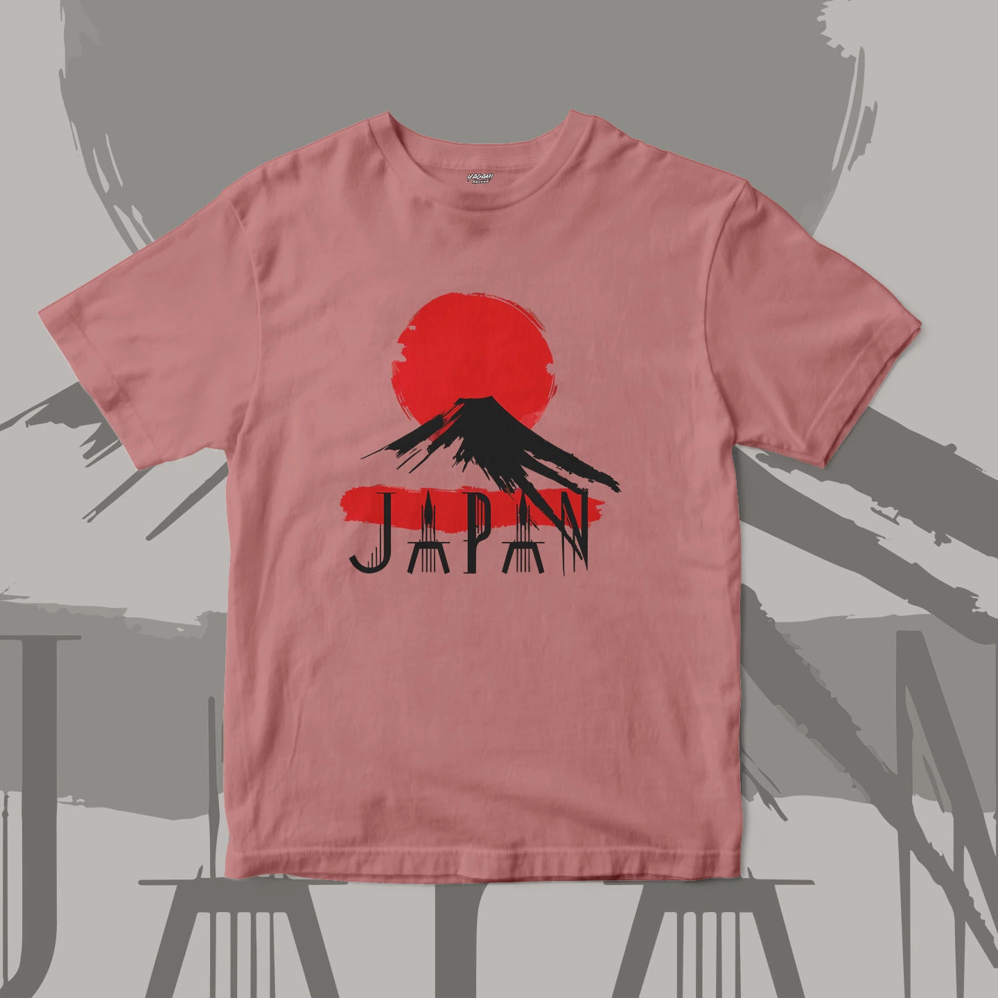 Fuji Red Sun | Unisex Jersey Short Sleeve Tee - Image 8