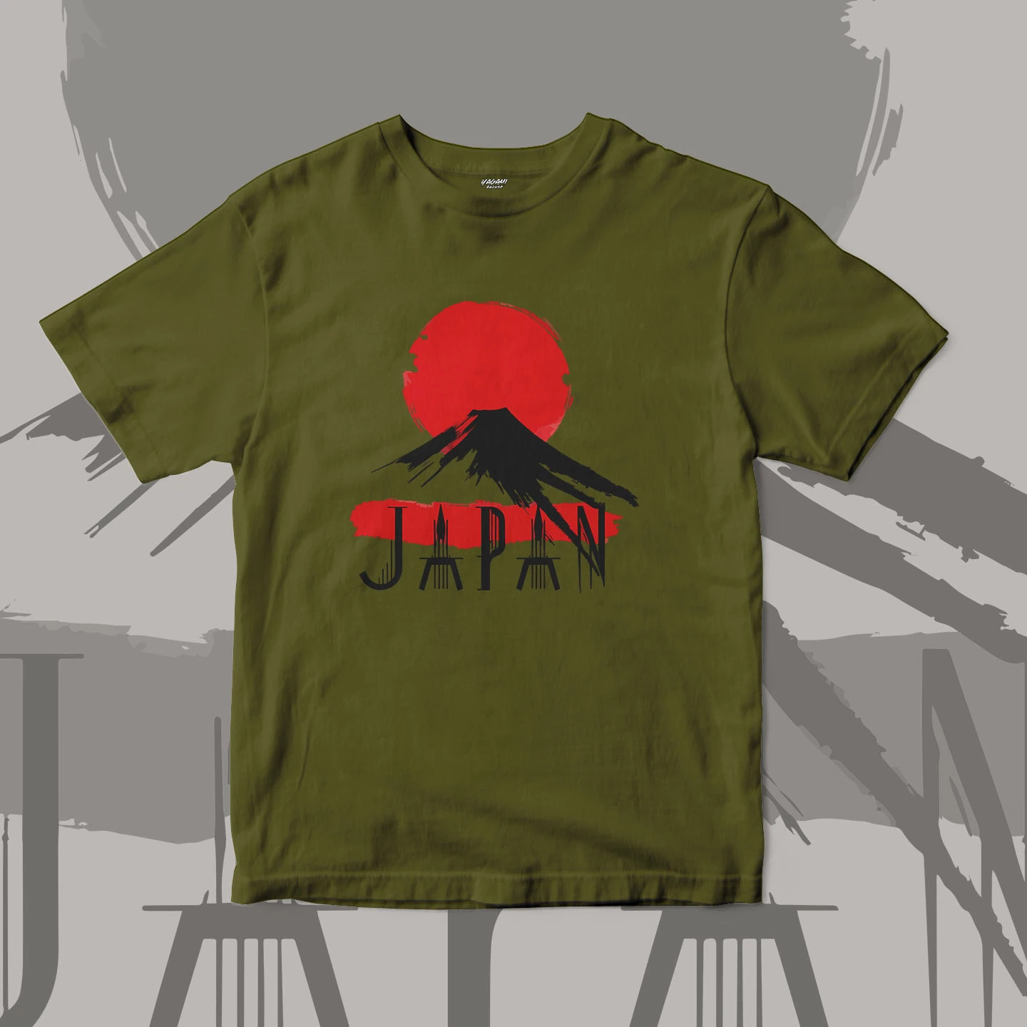 Fuji Red Sun | Unisex Jersey Short Sleeve Tee - Image 7