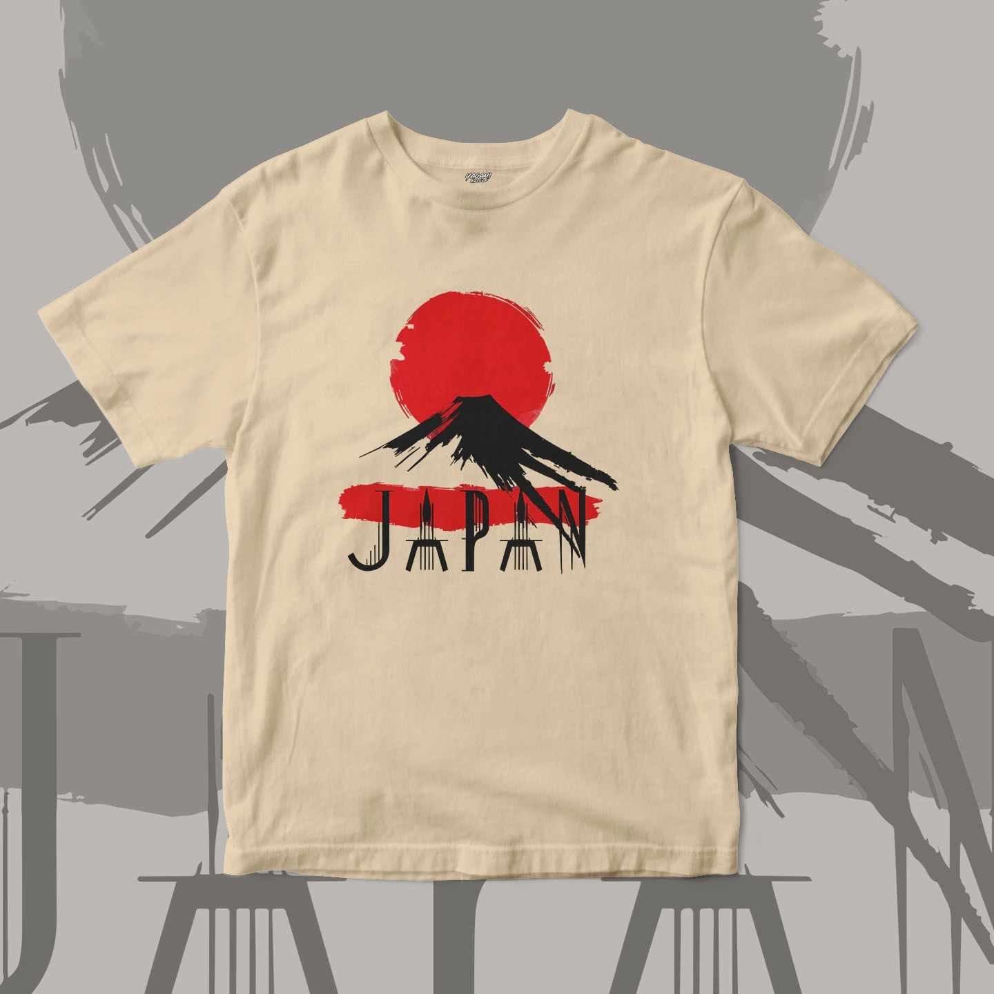 Fuji Red Sun | Unisex Jersey Short Sleeve Tee - Image 5