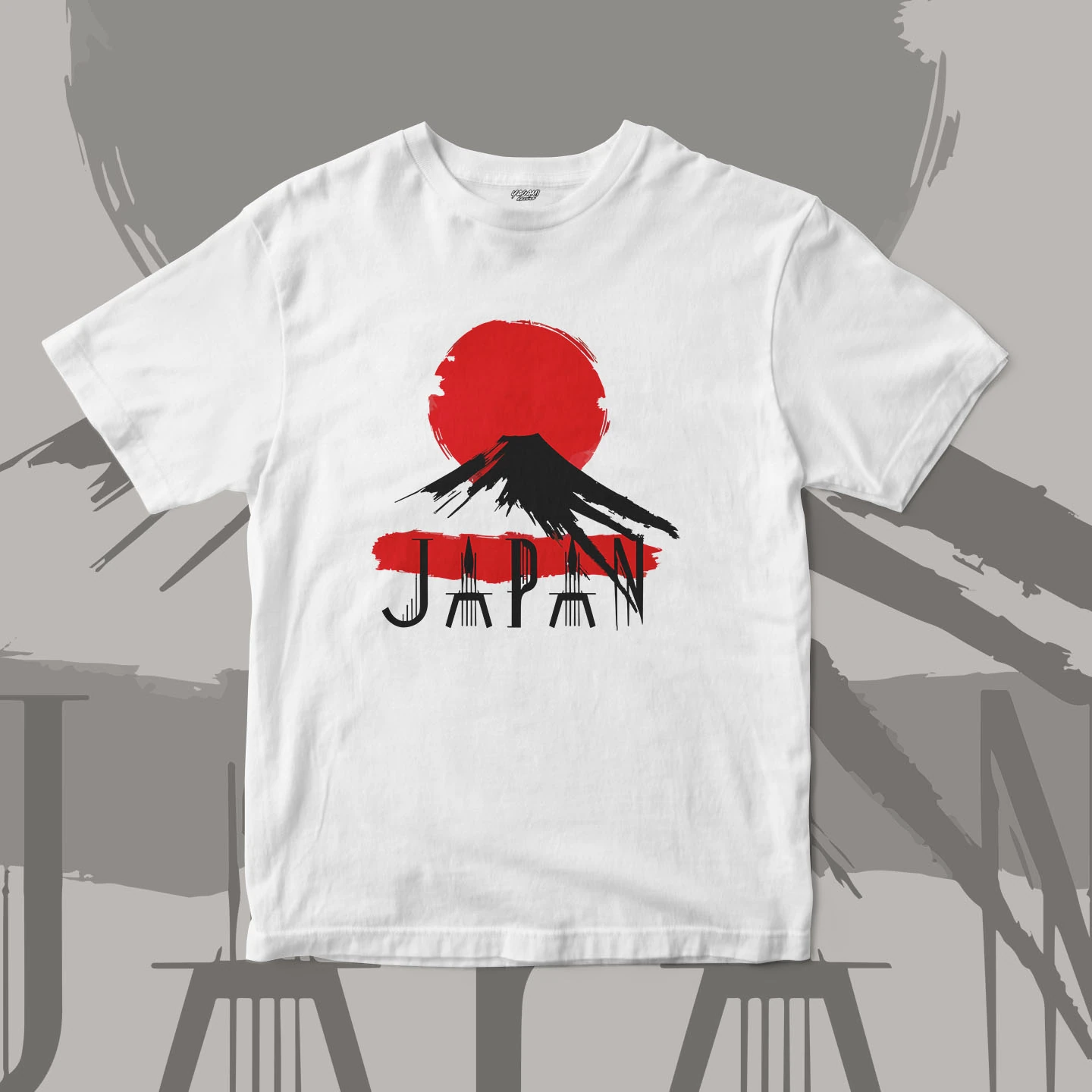 Fuji Red Sun | Unisex Jersey Short Sleeve Tee - Image 3