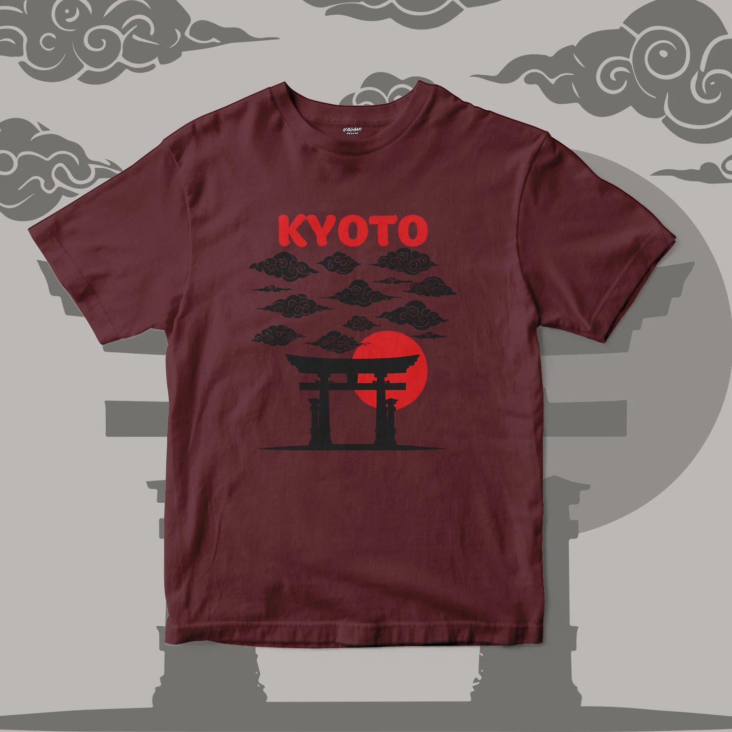 Kyoto Torii Sunset | Unisex Jersey Short Sleeve Tee - Image 9