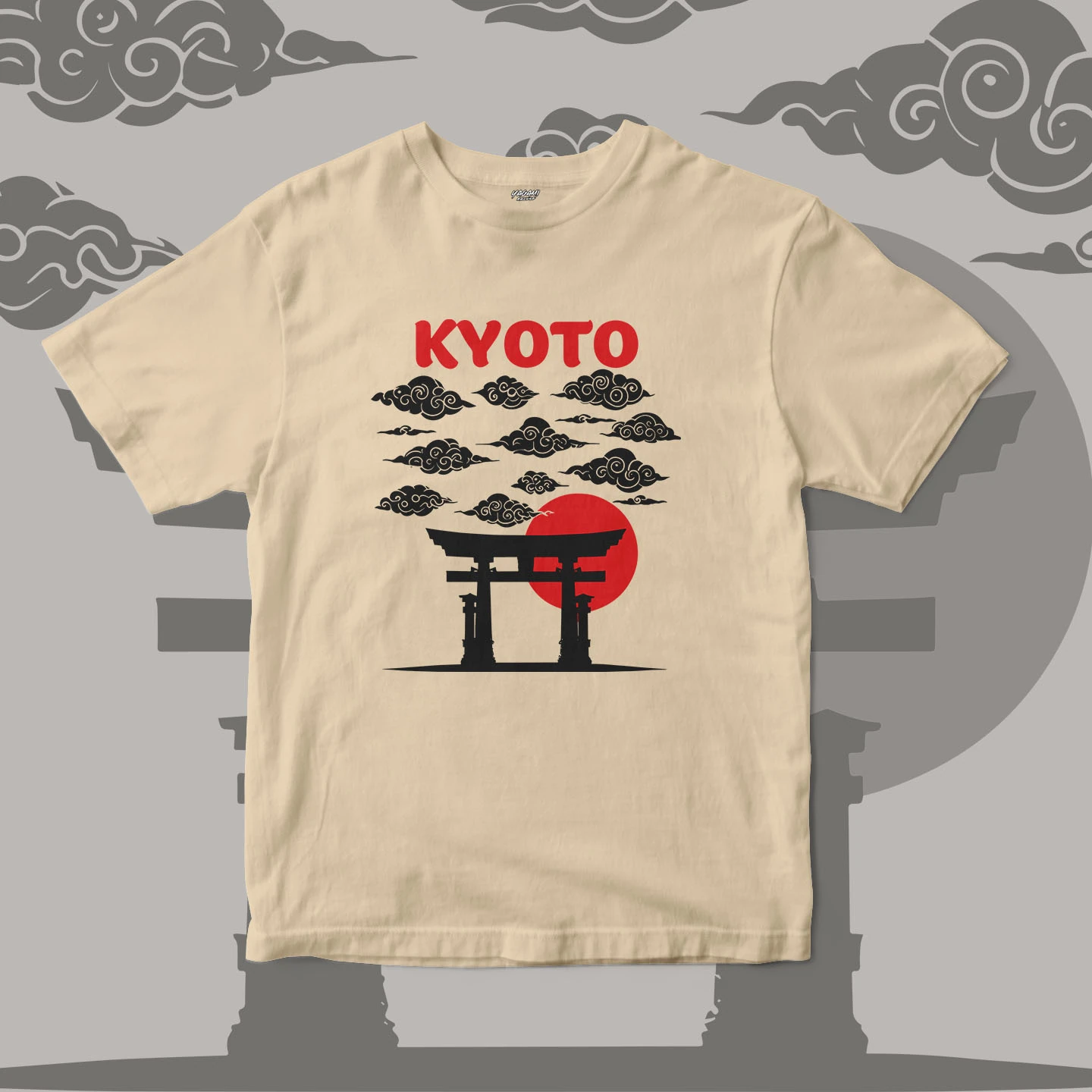 Kyoto Torii Sunset | Unisex Jersey Short Sleeve Tee - Image 5