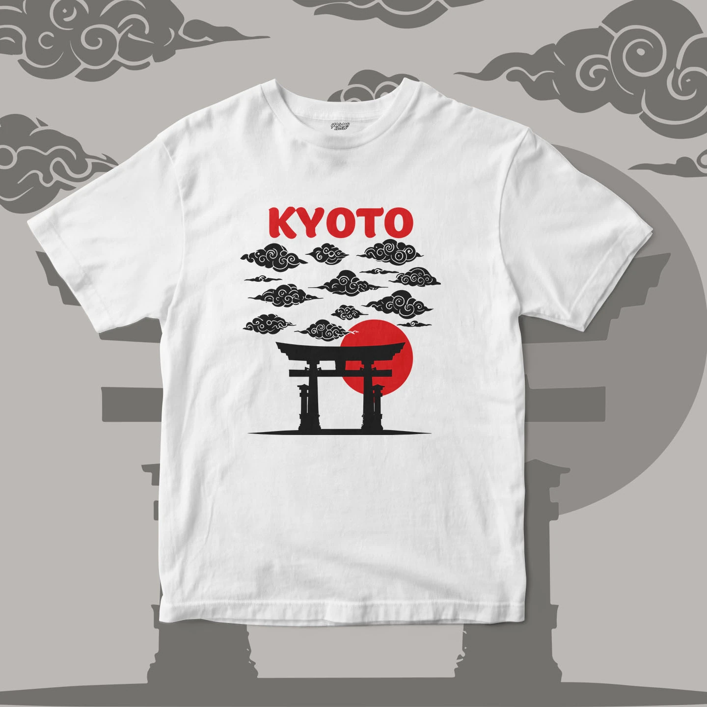 Kyoto Torii Sunset | Unisex Jersey Short Sleeve Tee - Image 3