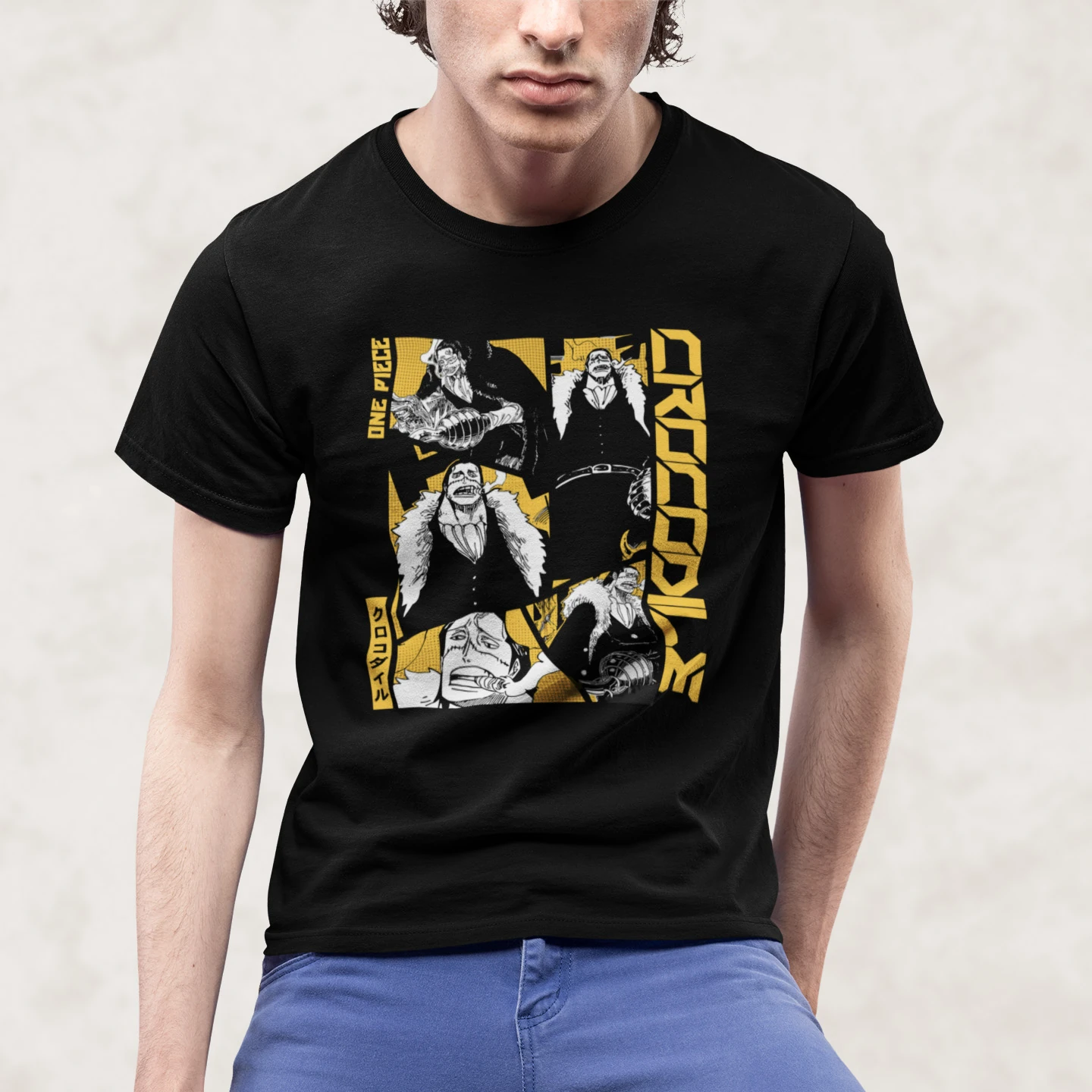 Crocodile Panels | Unisex Jersey Short Sleeve Tee - Image 2