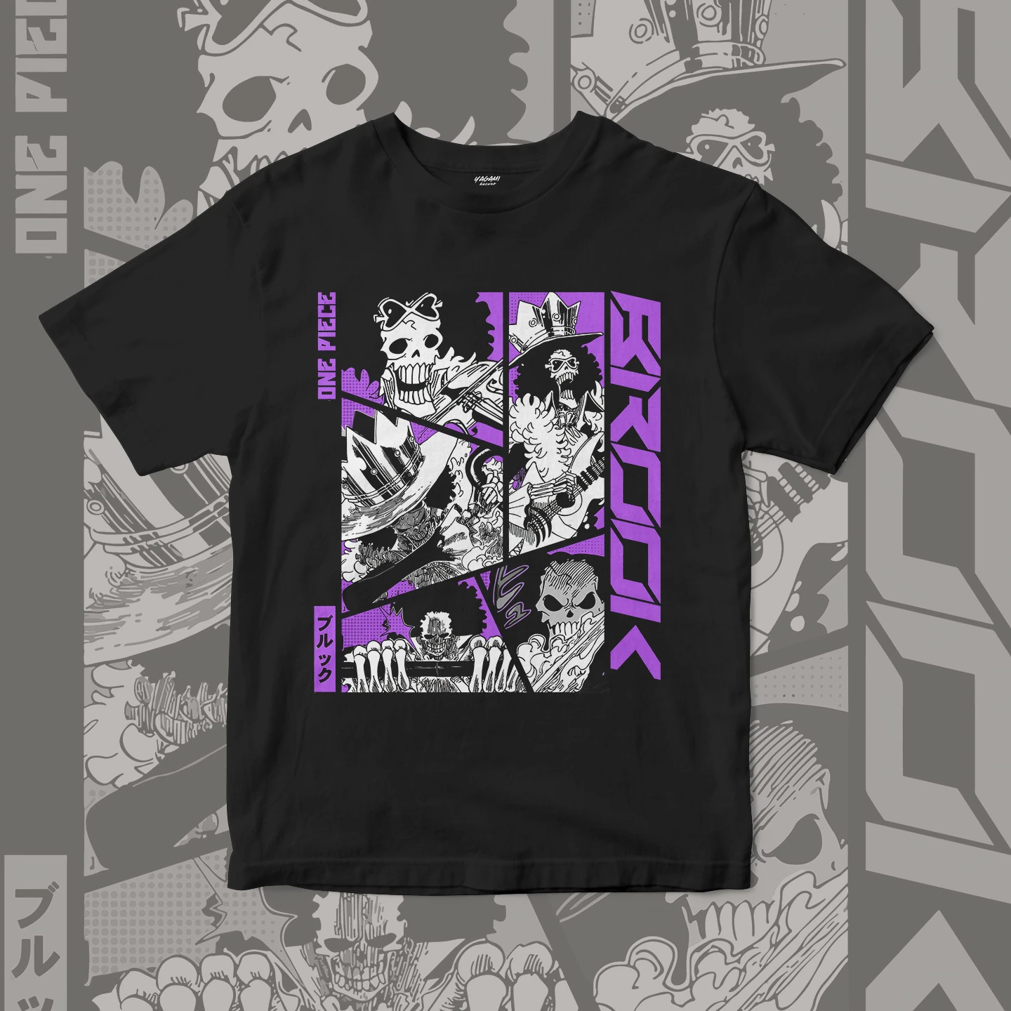Brook Panels | Unisex Jersey Short Sleeve Tee - Image 3