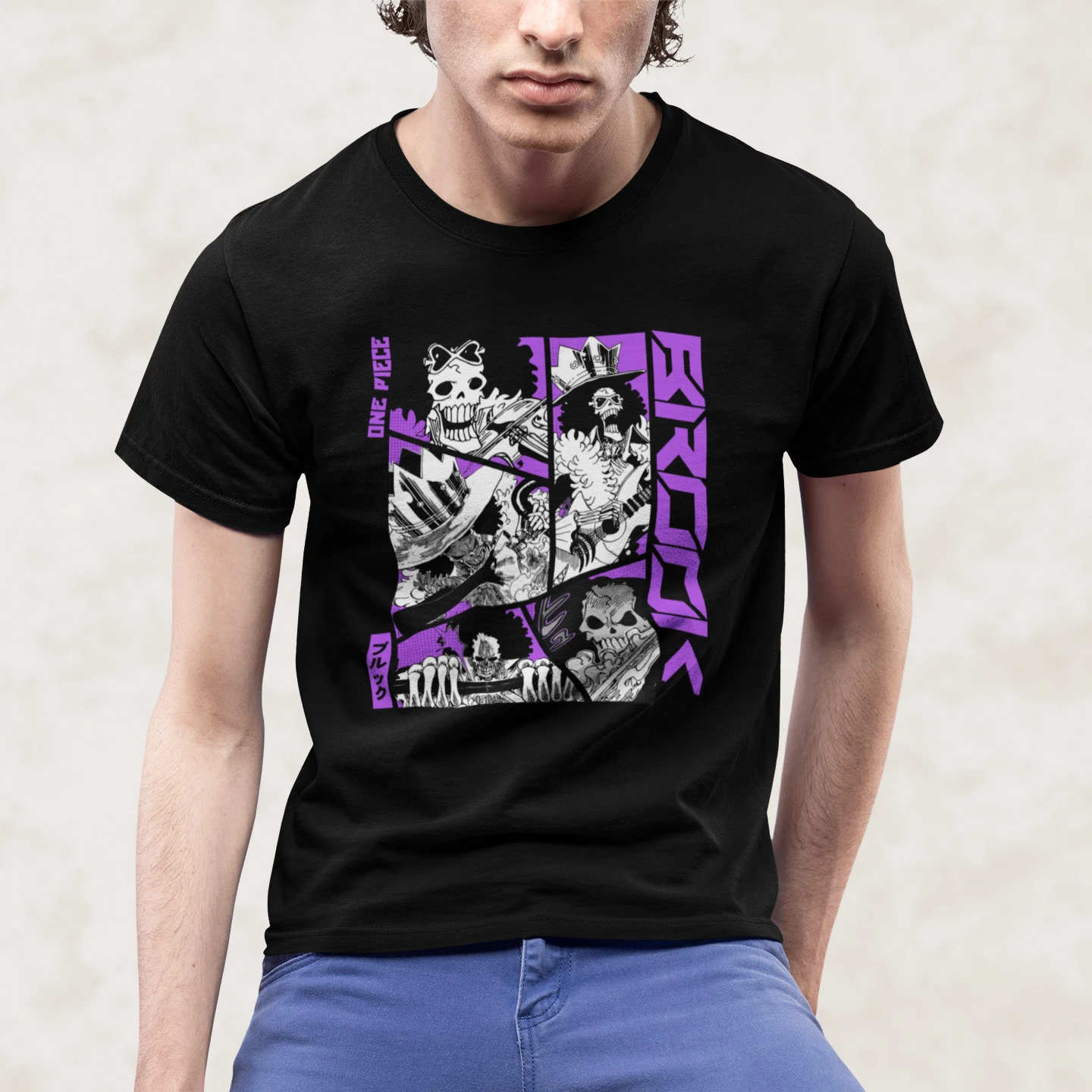 Brook Panels | Unisex Jersey Short Sleeve Tee - Image 2