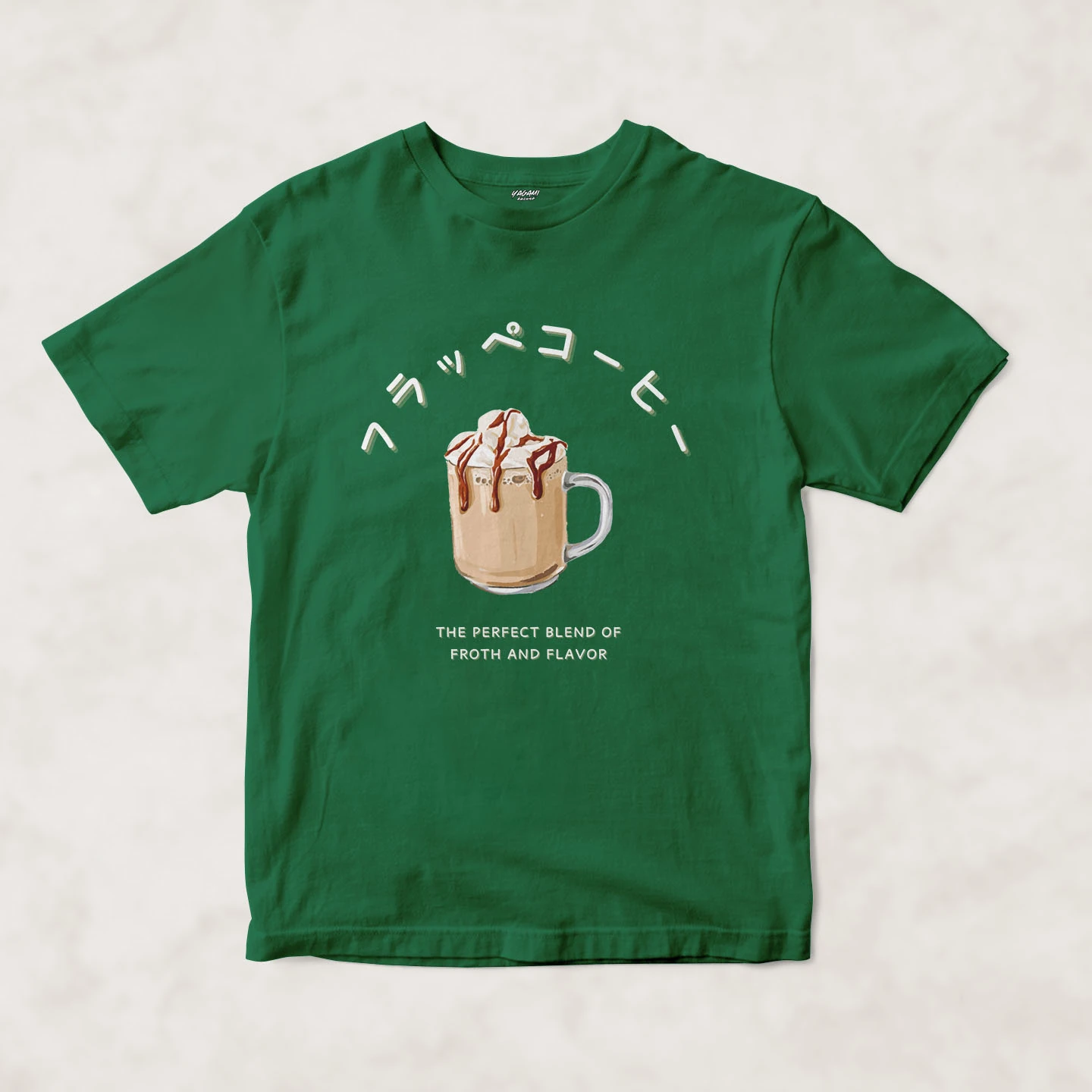 Hazelnut Coffee Froth | Unisex Jersey Short Sleeve Tee - Image 9