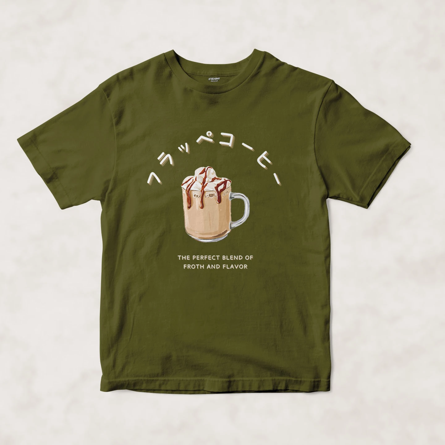 Hazelnut Coffee Froth | Unisex Jersey Short Sleeve Tee - Image 6