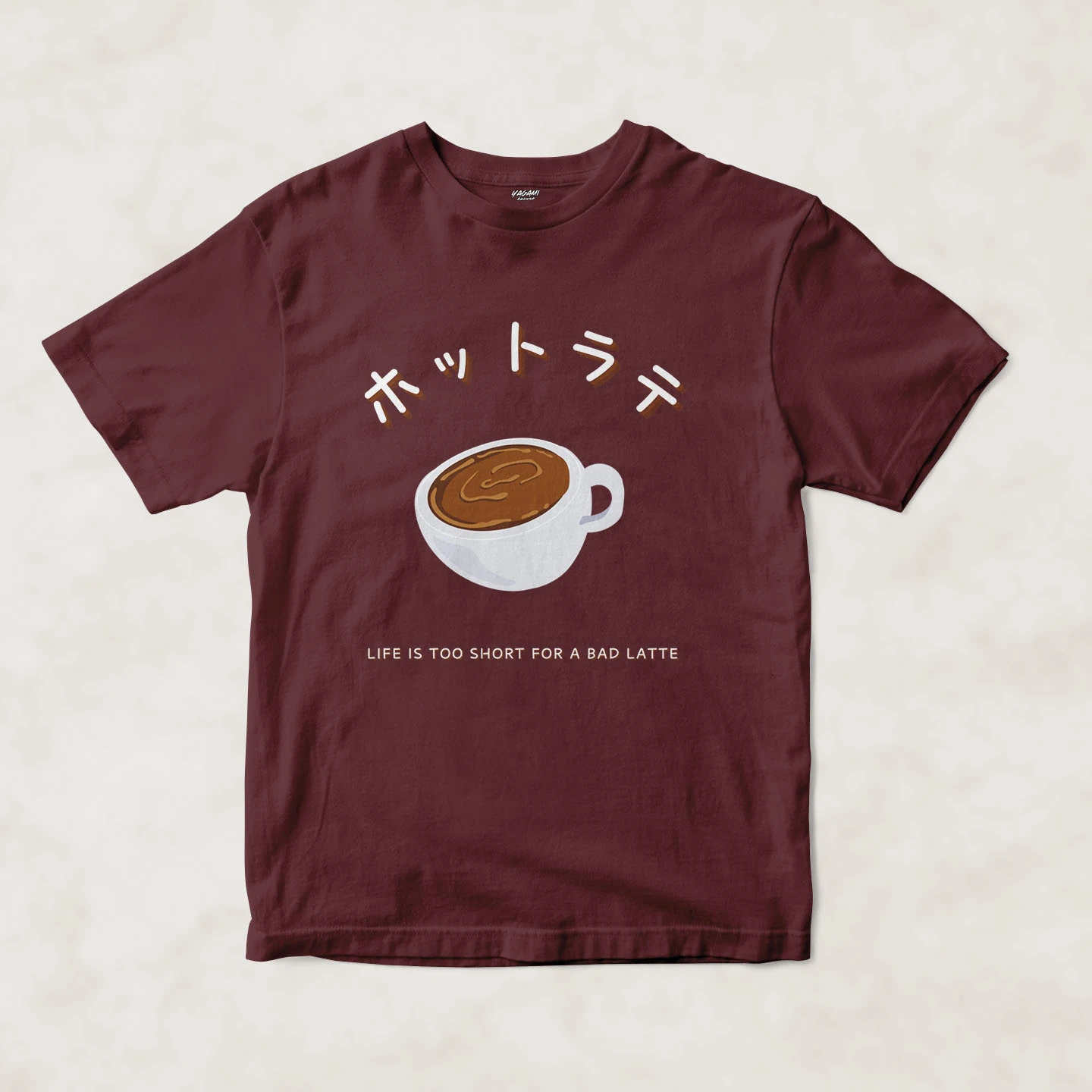 Hot Latte Mood | Unisex Jersey Short Sleeve Tee - Image 8